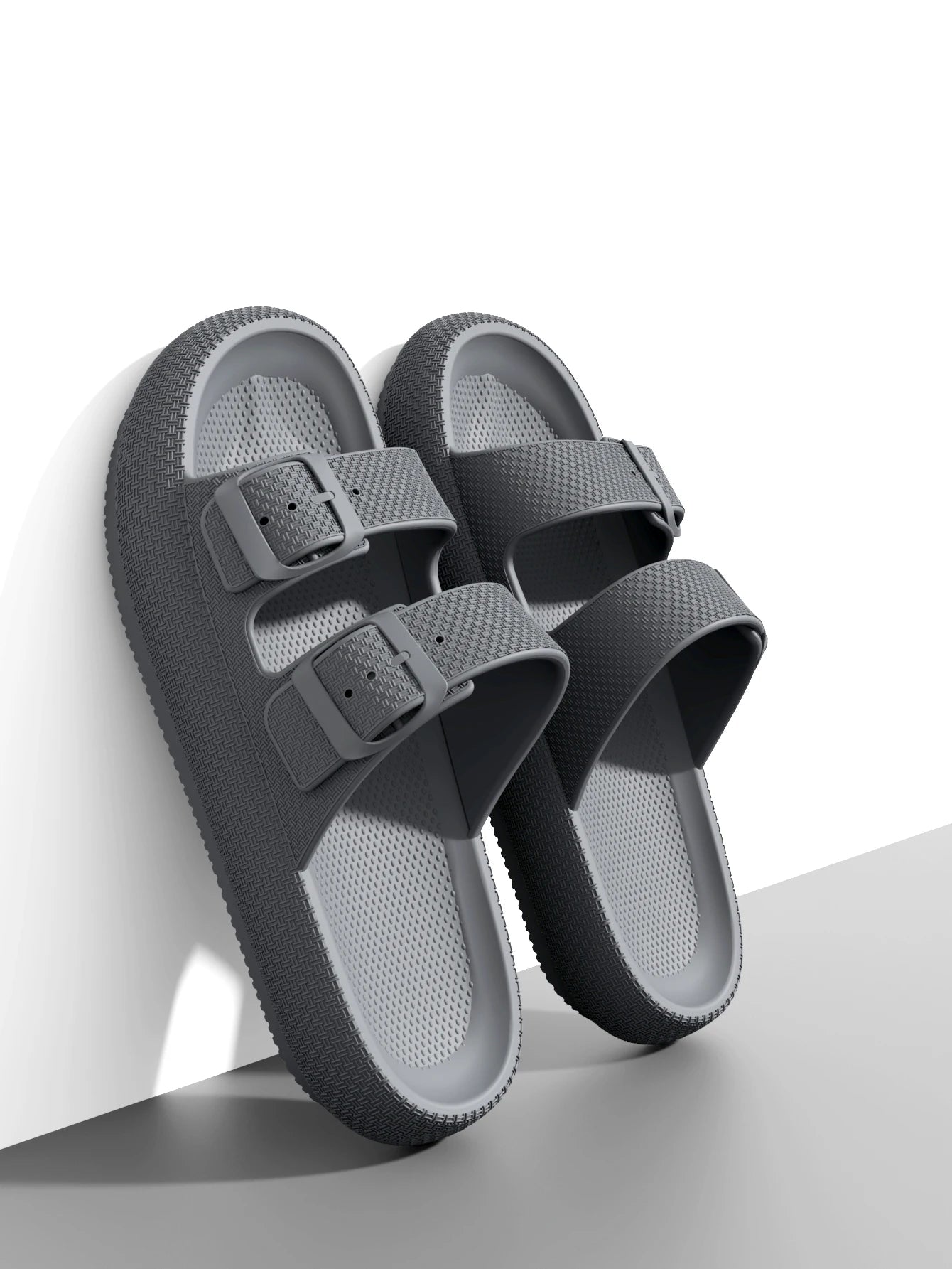 2025 New Men'S Outdoor Fashion Thick Sole Sandals - Non-Slip Shower Slippers for Bathroom, Lightweight Comfortable House Slipper