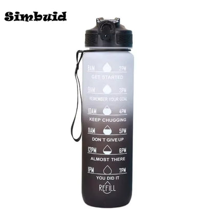1L Water Bottle Portable Sport Water Bottle Pretty Drink Bottle Leakproof Gym Water Bottle for Outdoor Travel Fitness Cycling