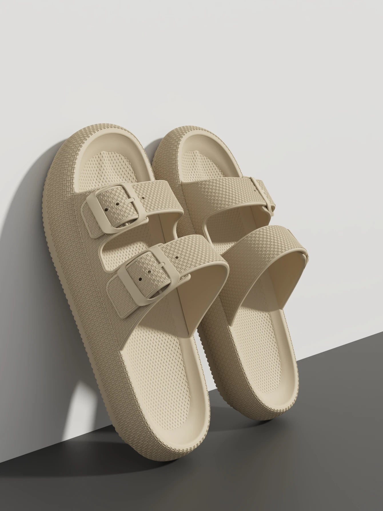 2025 New Men'S Outdoor Fashion Thick Sole Sandals - Non-Slip Shower Slippers for Bathroom, Lightweight Comfortable House Slipper