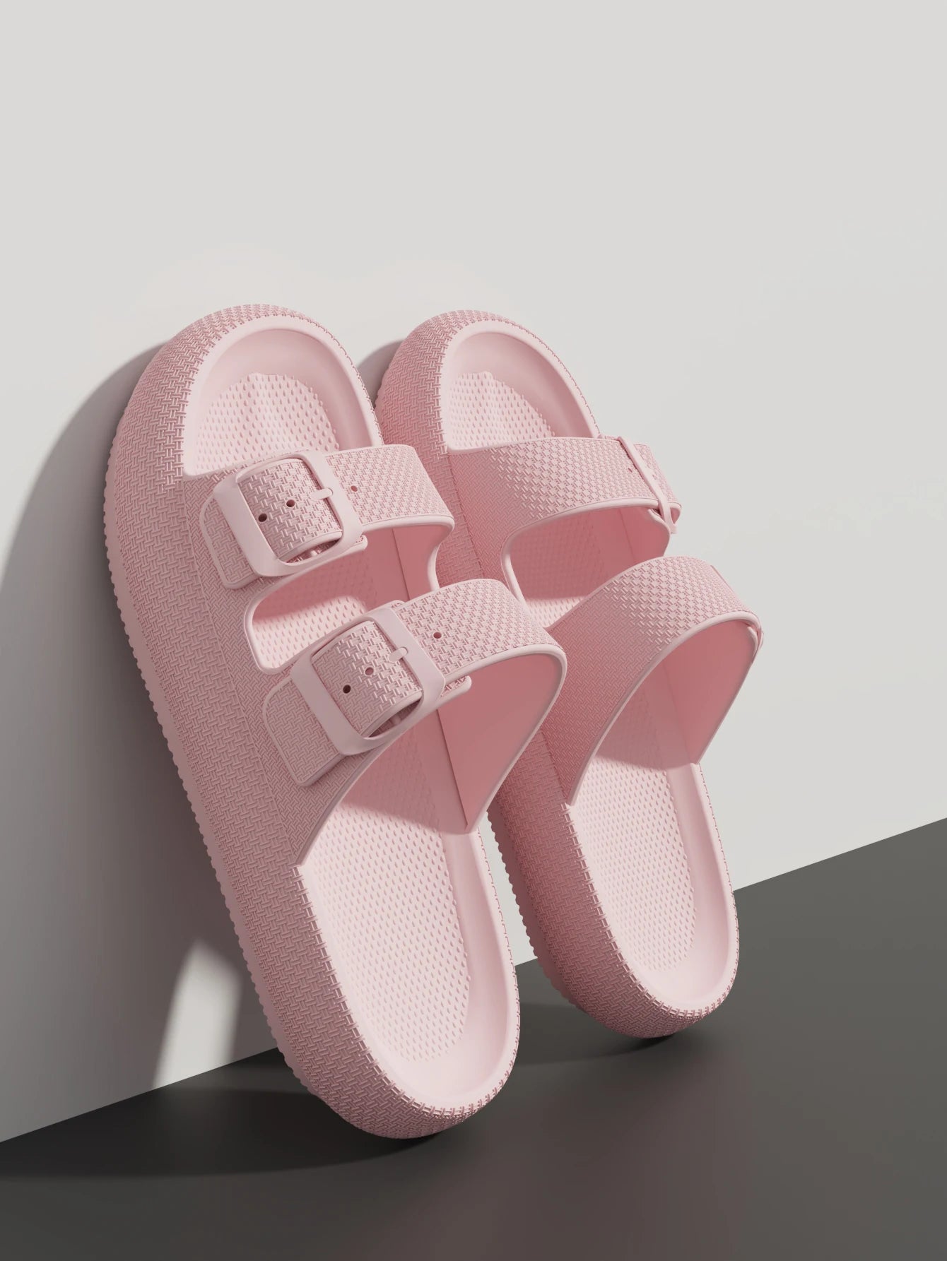 2025 New Men'S Outdoor Fashion Thick Sole Sandals - Non-Slip Shower Slippers for Bathroom, Lightweight Comfortable House Slipper