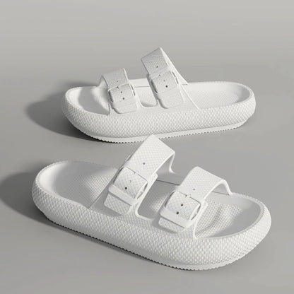 2025 New Men'S Outdoor Fashion Thick Sole Sandals - Non-Slip Shower Slippers for Bathroom, Lightweight Comfortable House Slipper