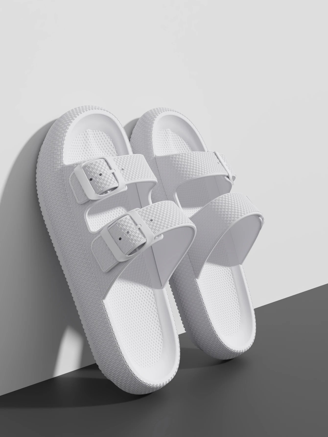 2025 New Men'S Outdoor Fashion Thick Sole Sandals - Non-Slip Shower Slippers for Bathroom, Lightweight Comfortable House Slipper